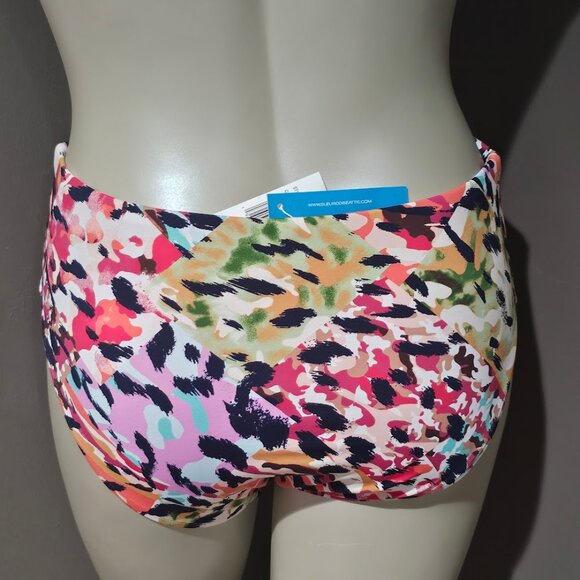 Bleu Rod Beattie Party Animal Draped High Waisted Bikini Bottom - Picture 4 of 8